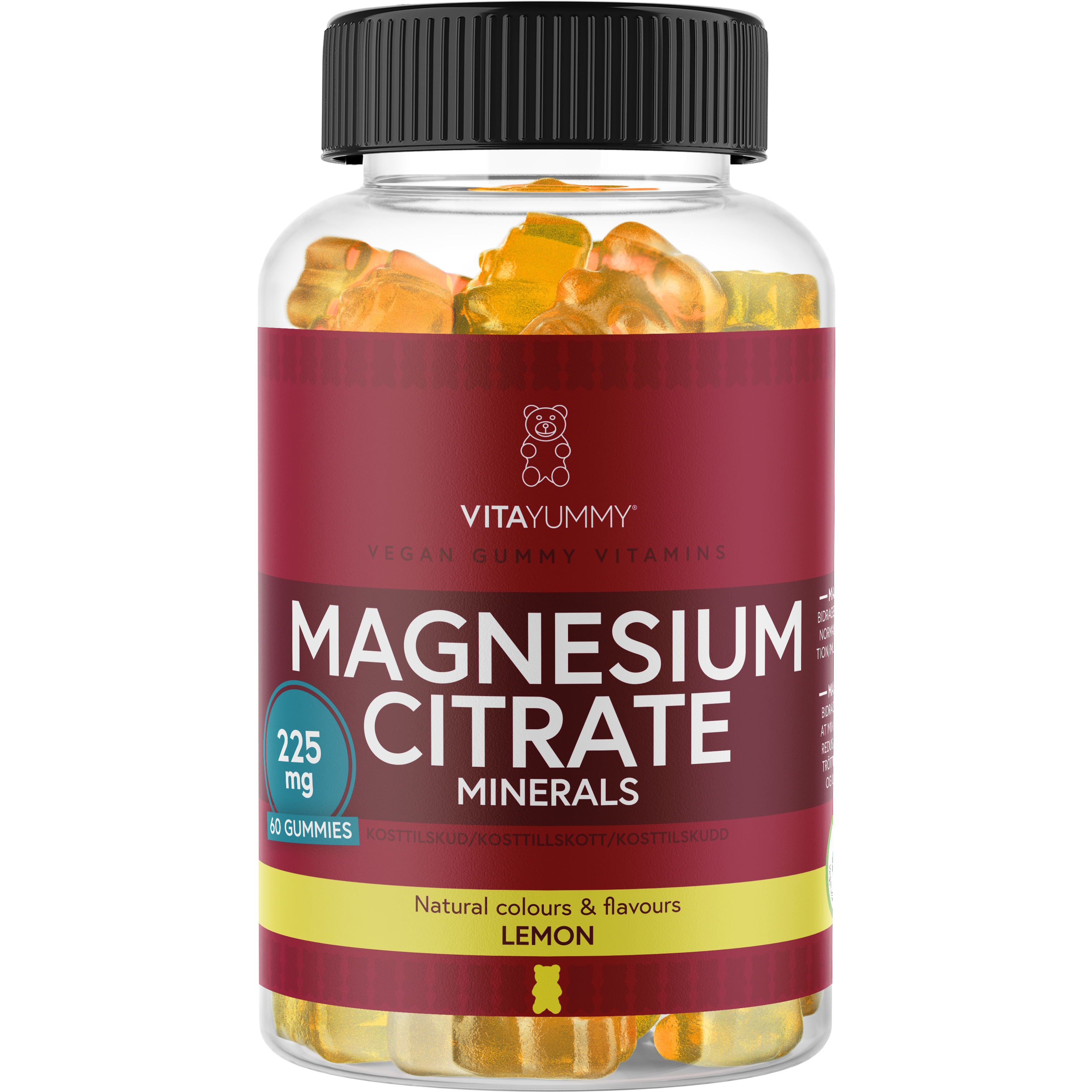VitaYummy Magnesium (Lemon) - 60 stk.